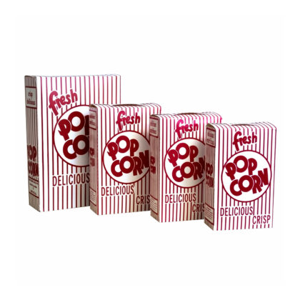 Gold Medal Scoop Popcorn Boxes, 1.25 oz. (500 Ct.)